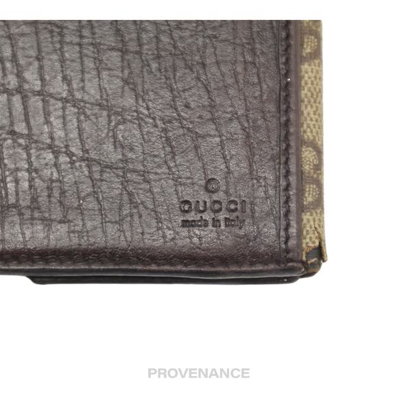 🔴 Gucci Long Wallet - GG Supreme Brown - Picture 6 of 9